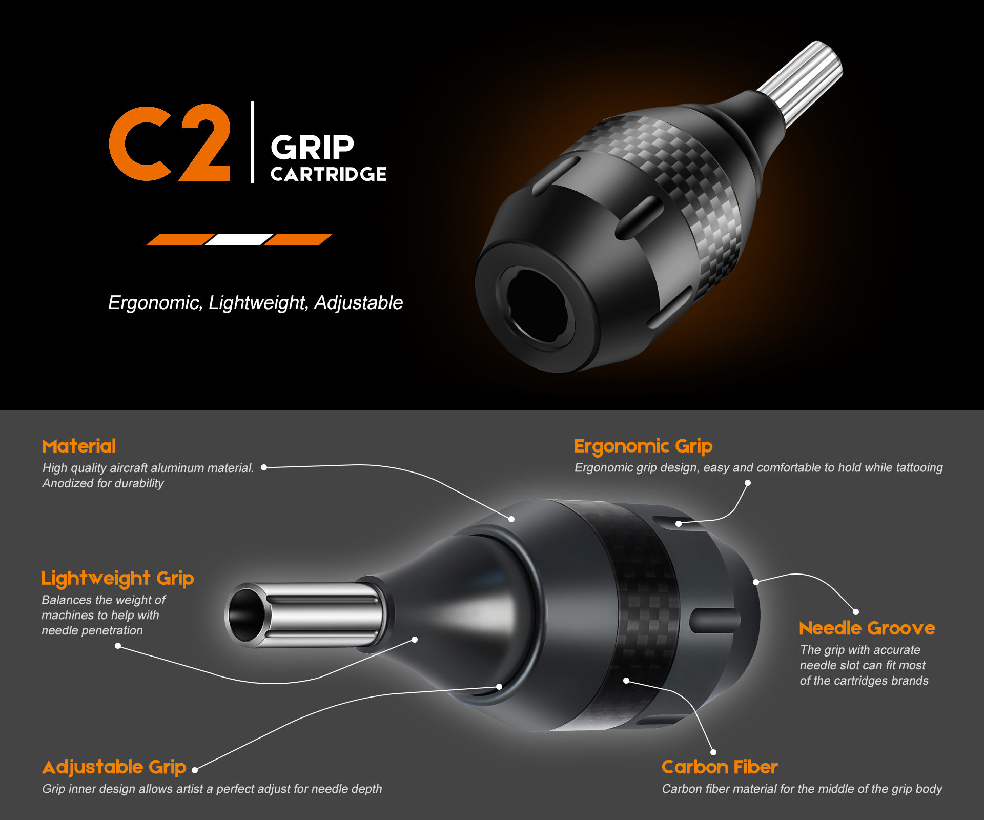 PEPAX C2 Cartridge Grip
