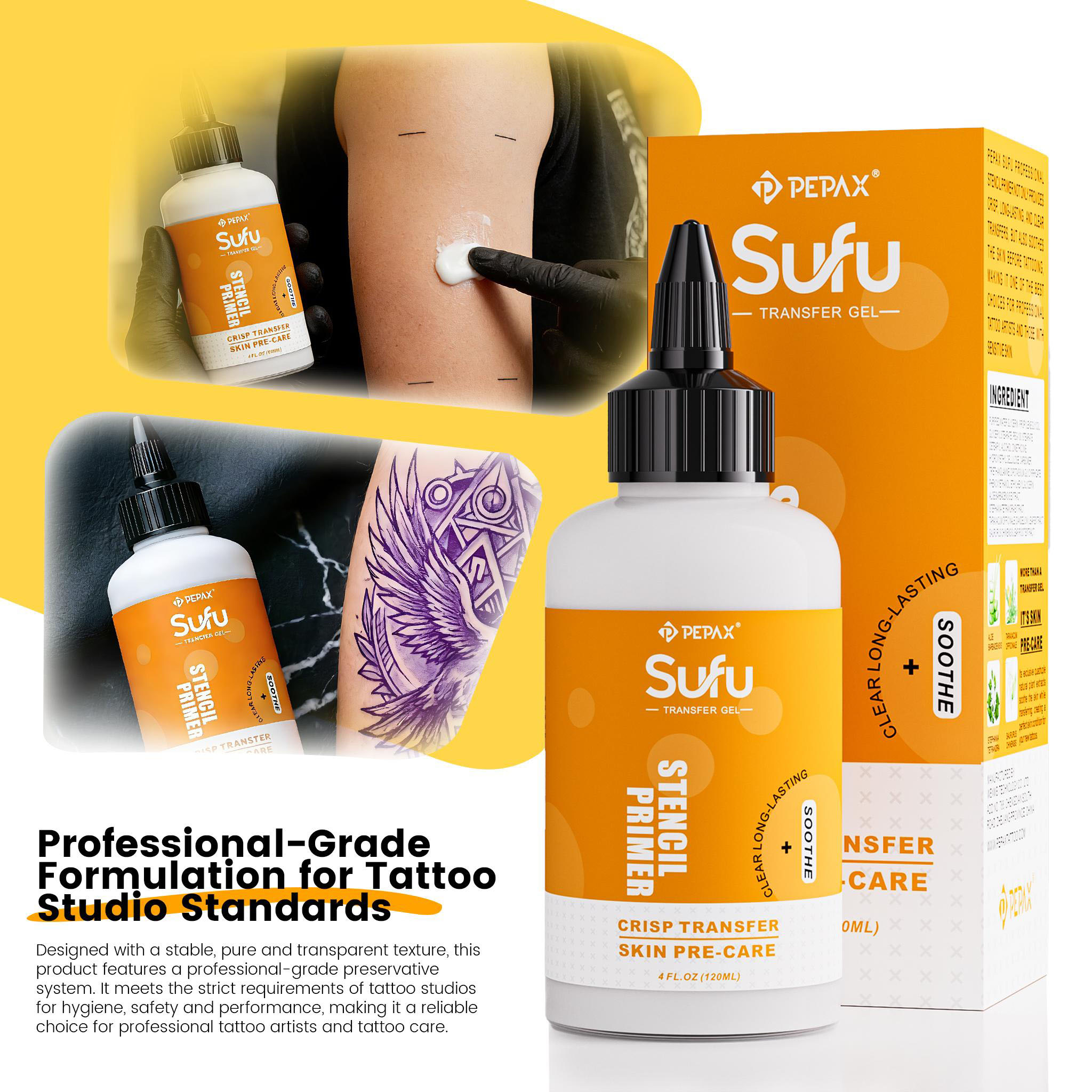 PEPAX SUFU TATTOO STENCIL PRIMER 120ML