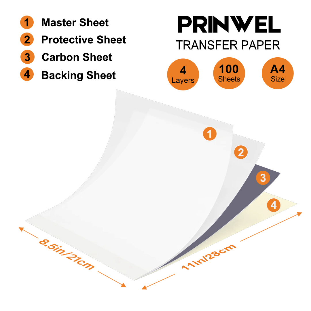 PEPAX PRINWEL Transfer Paper(100 Pcs)