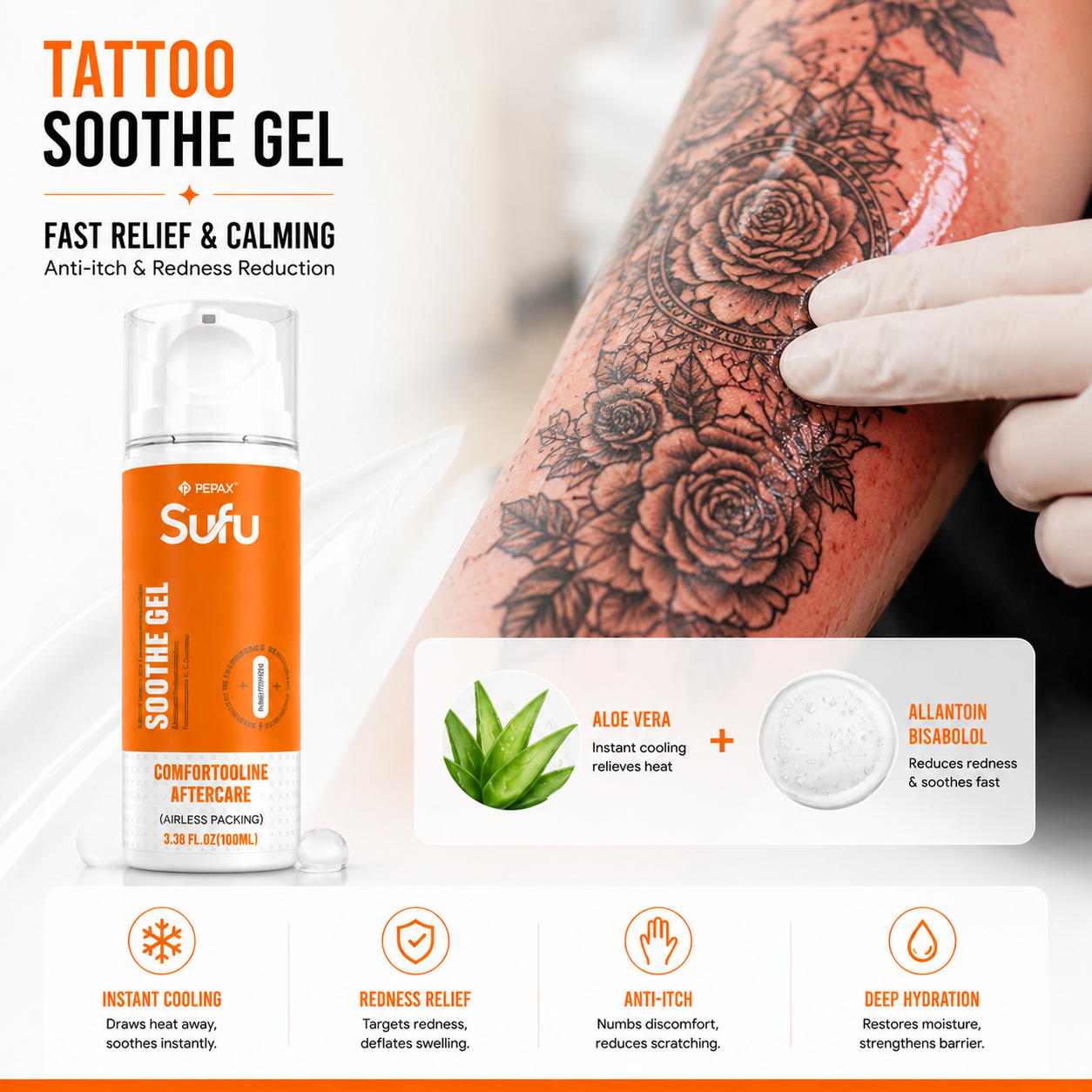 PEPAX SUFU Tattoo Soothe Gel (100ML)